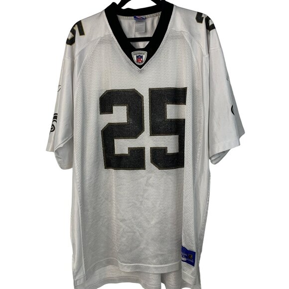 Reebok NFL New Orleans Saints Reggie Bush #25 On Field Jersey XL White 7649 - Picture 1 of 9